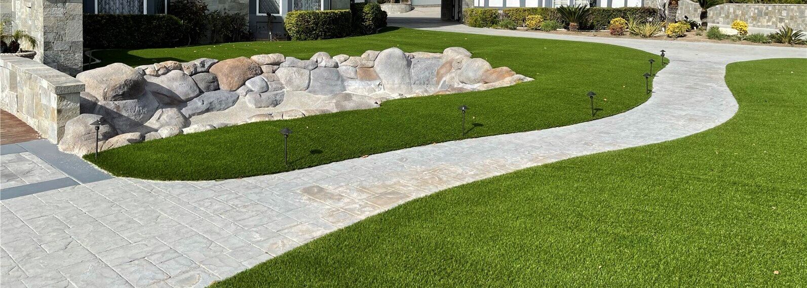 Walkway – La Habra Job Walkways & Garden Paver Designs, Green-R Pavers, Riverside